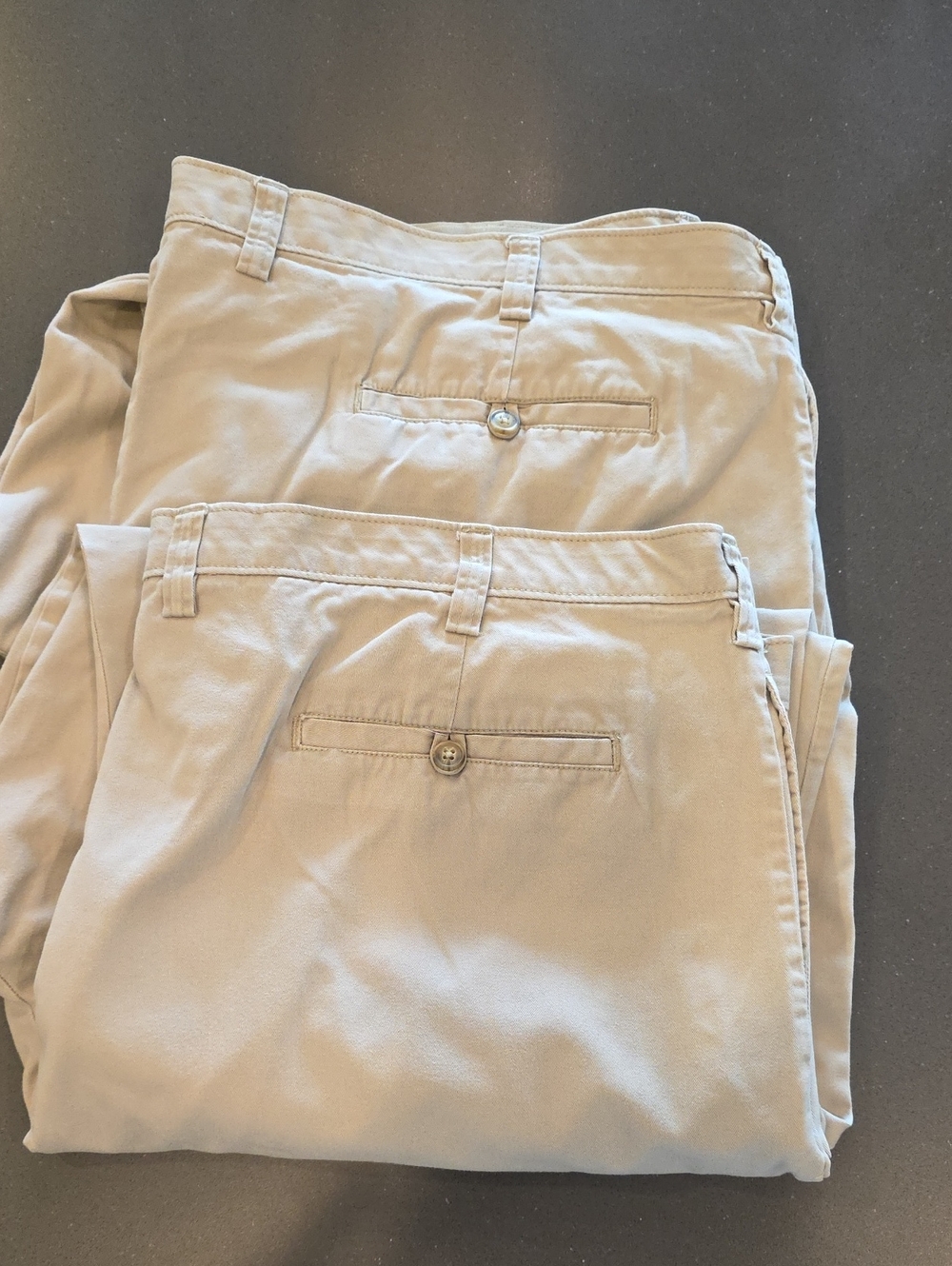 Harbor Bay Men's Khaki Chino Pants - Light Tan 50x32